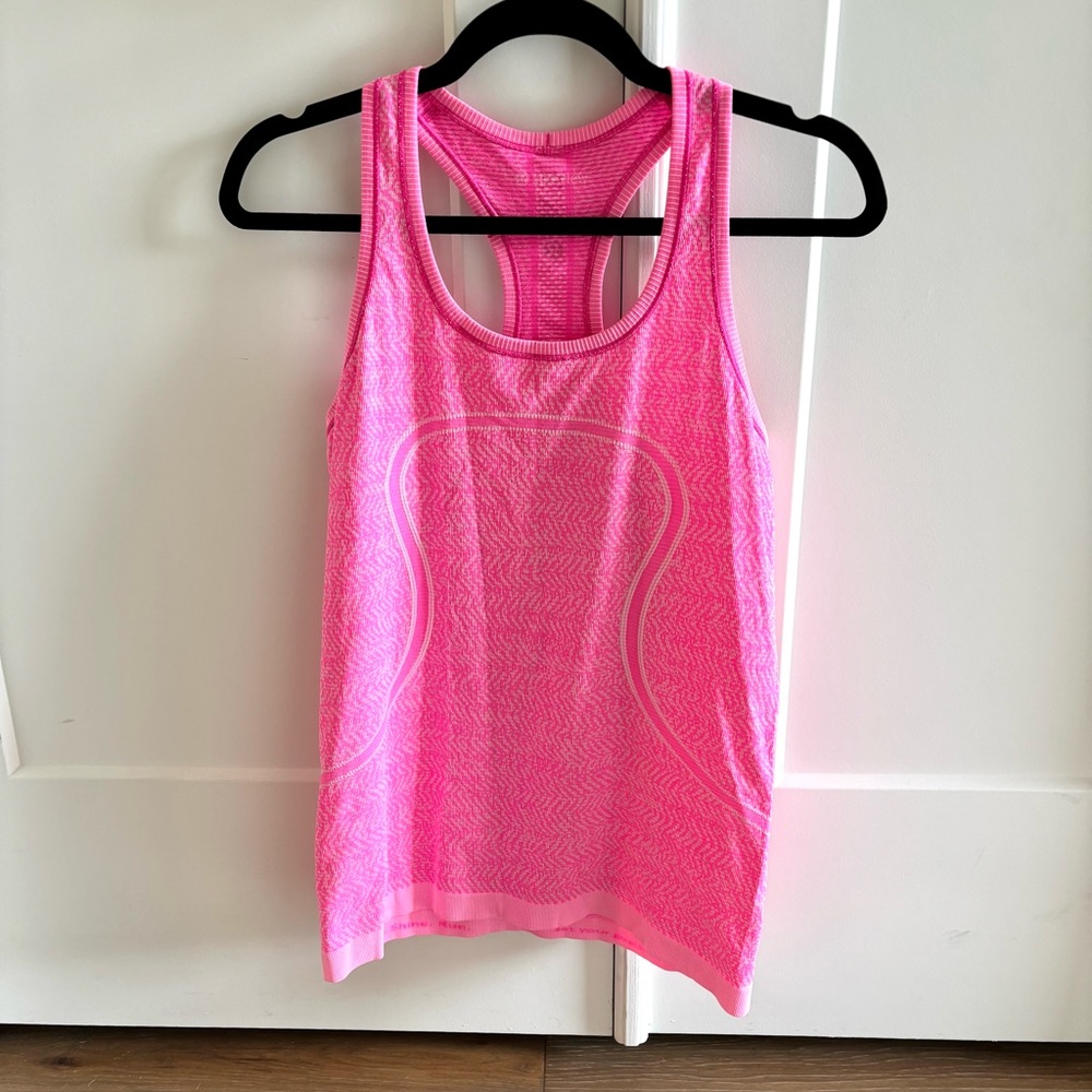 Lululemon Swiftly Tech Racerback Heathered Raspberry - Picture 4 of 6
